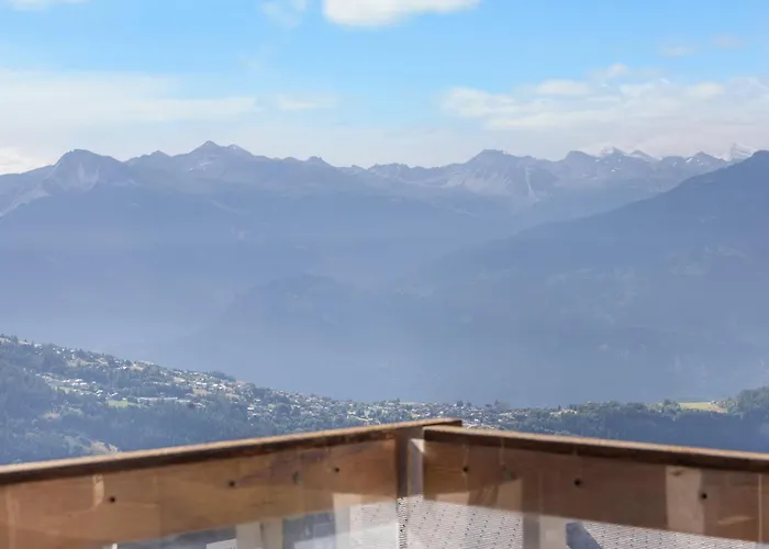 Apartament Emeraudes 404a Pres De La Telecabine A Avec Vue Sur Les Alpes Anzère